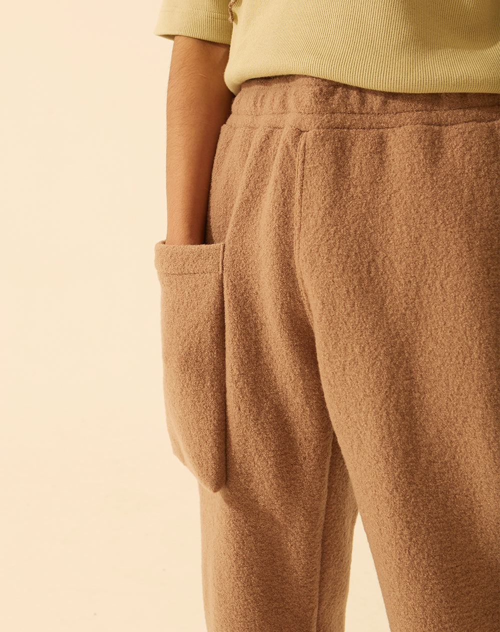 mare brown trousers