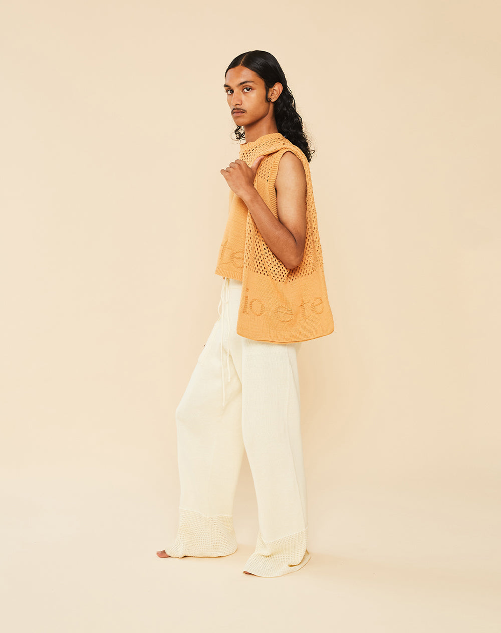 io e te sole knitted bag