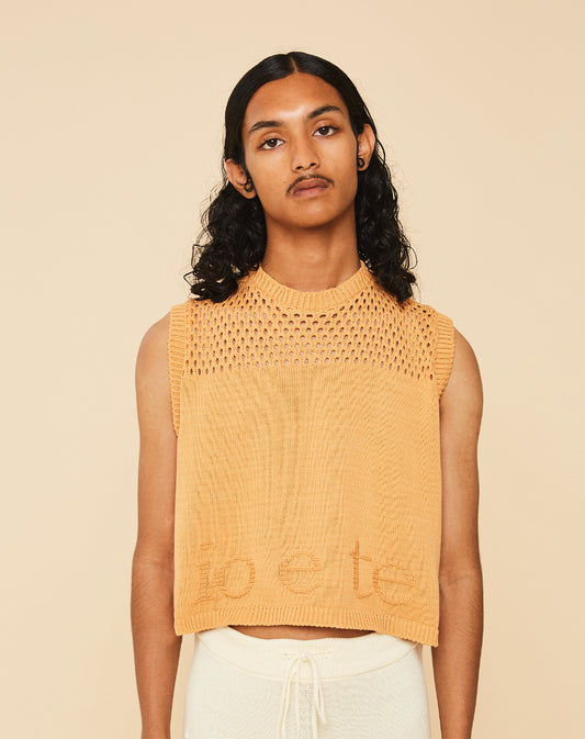 io e te sole cropped vest