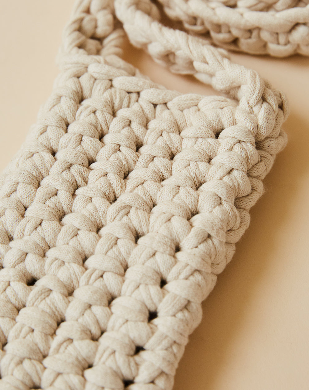 cannoli gelato crochet bag