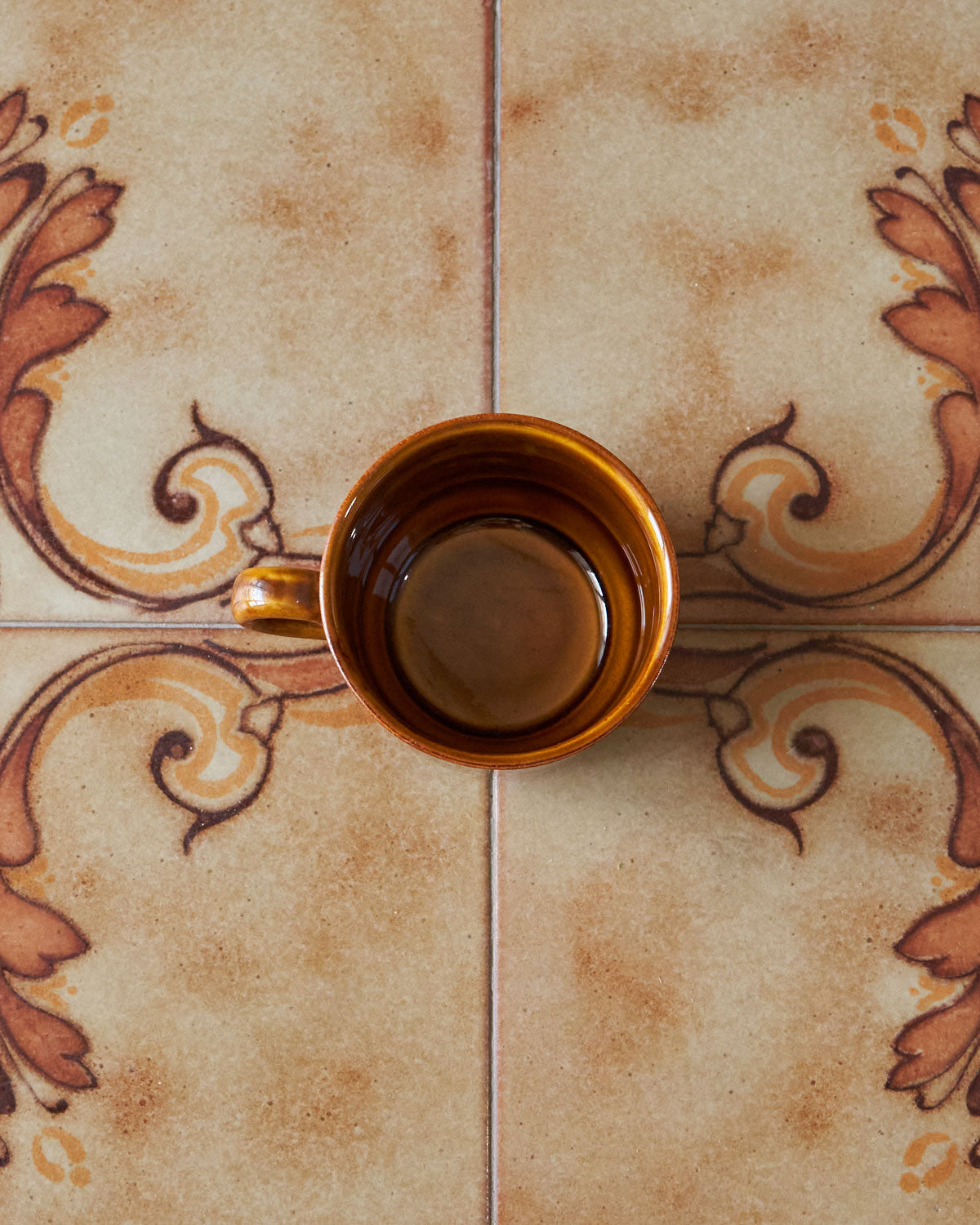 glazed cappuccino cup