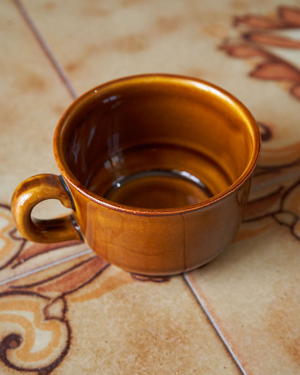glazed cappuccino cup
