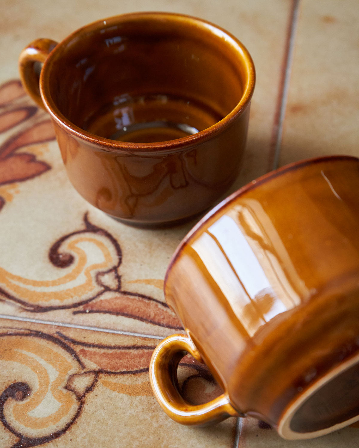 glazed cappuccino cup