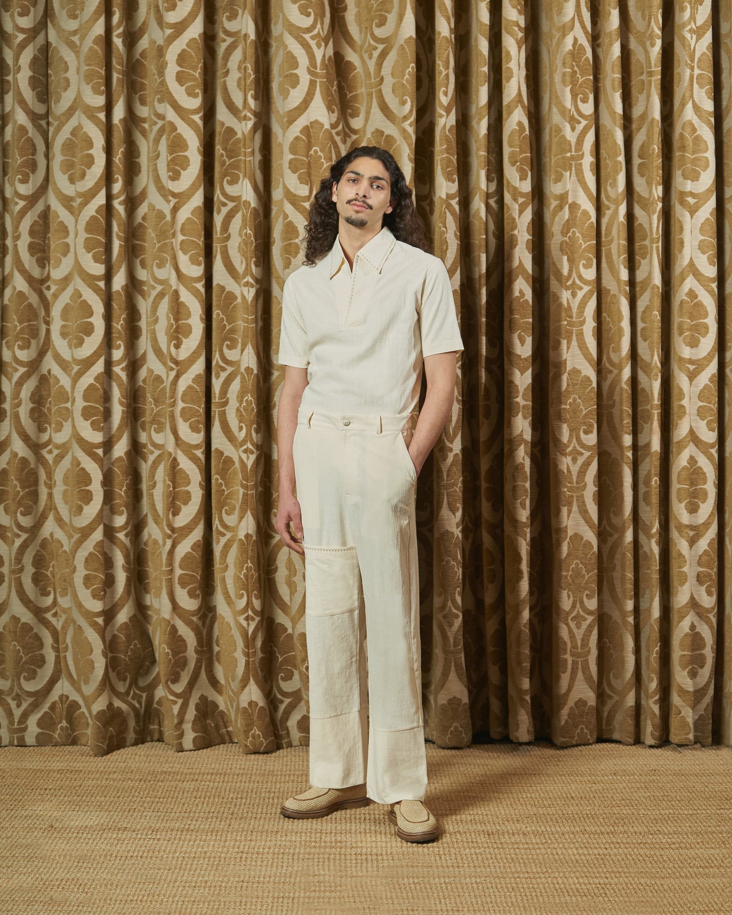 cuore trouser crema