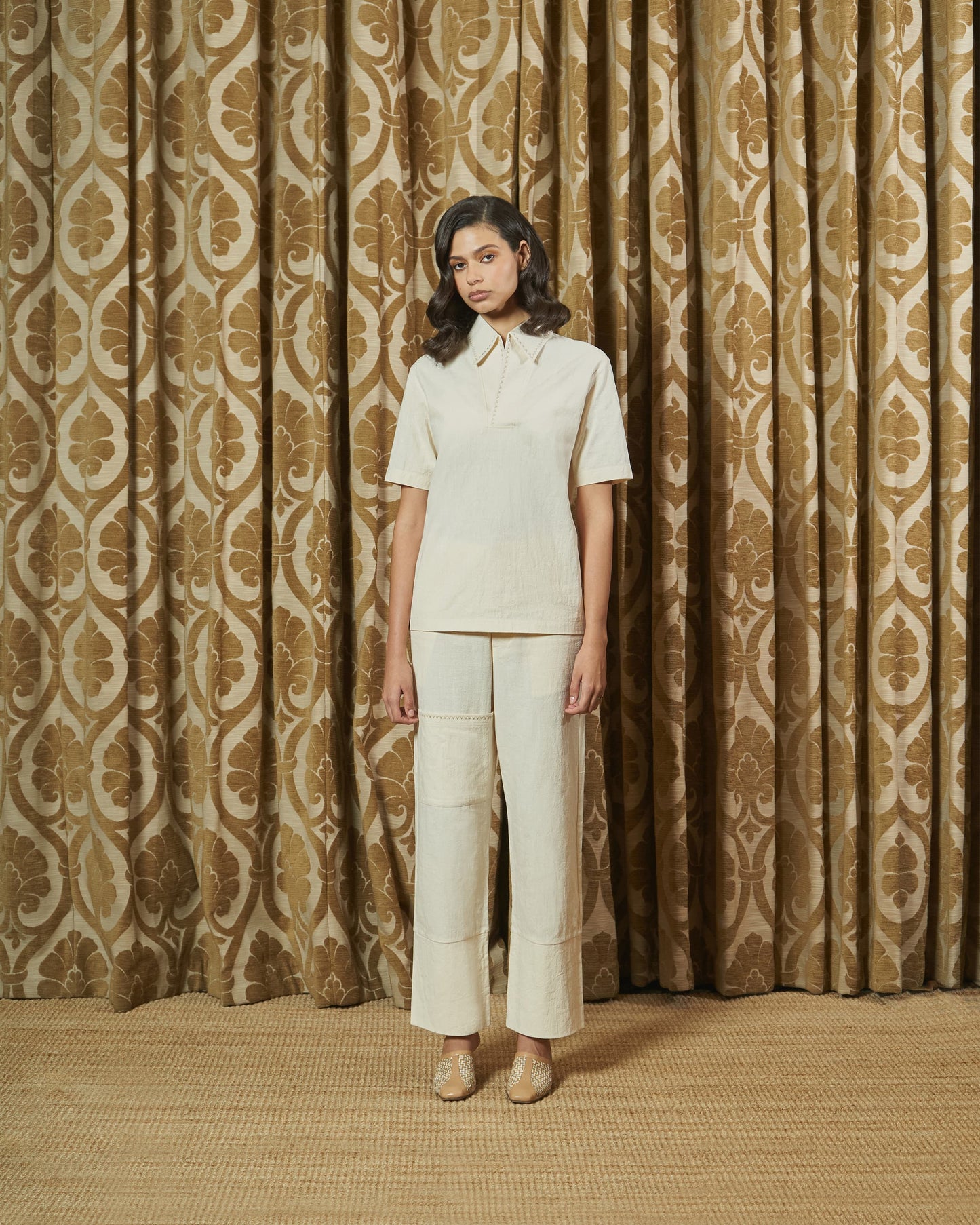 cuore trouser crema