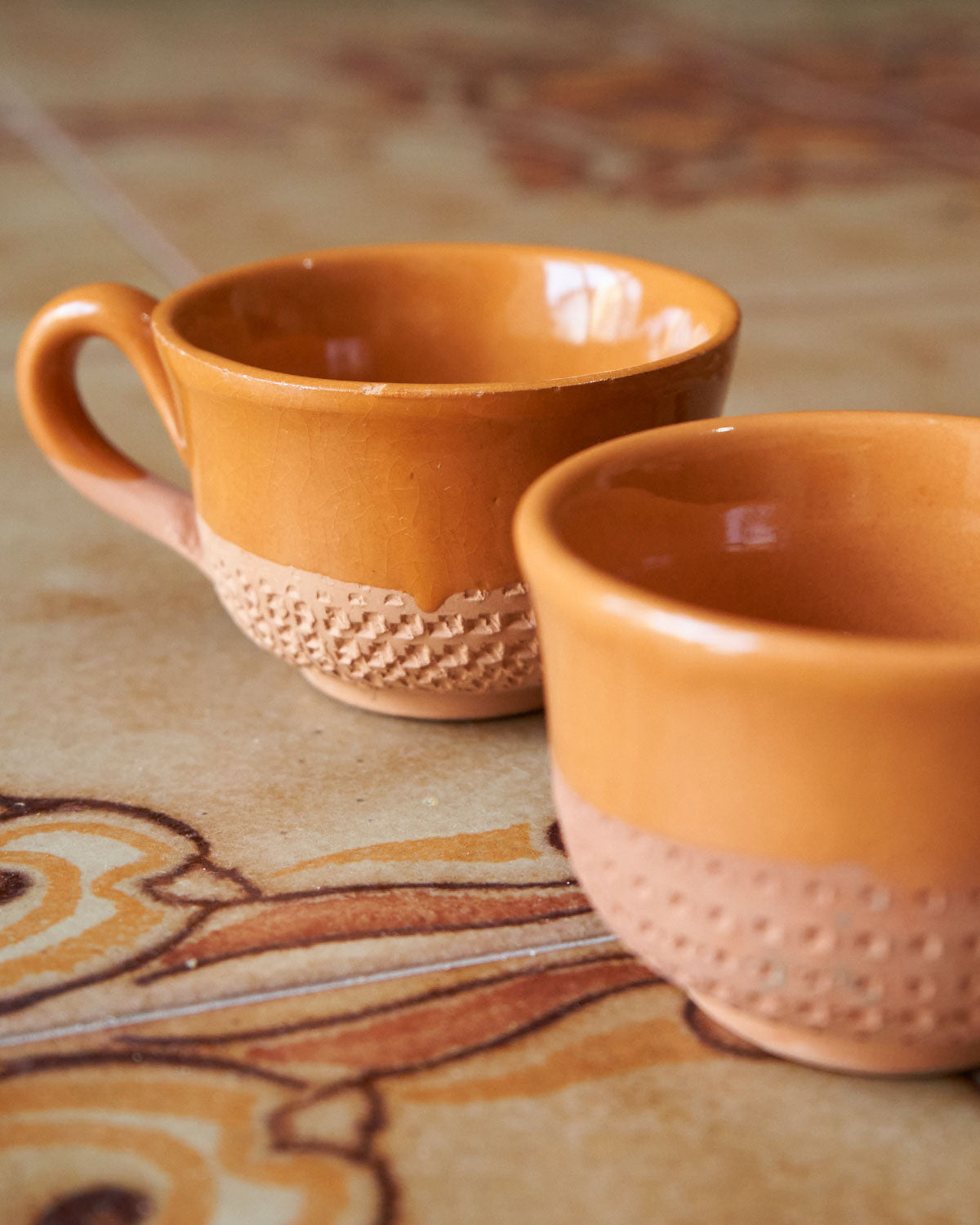 half glaze poco cup