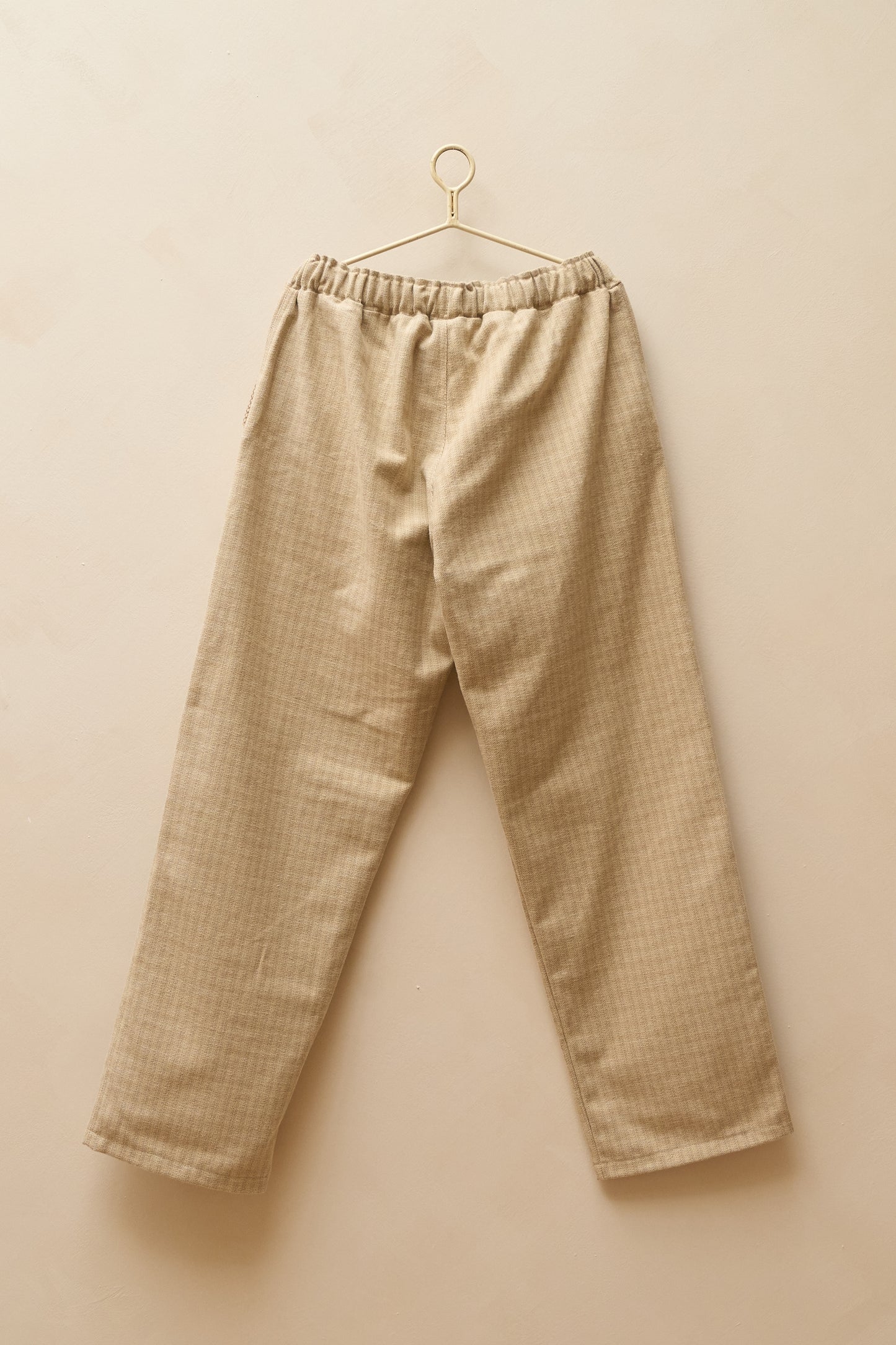Brushed Check Pantaloni