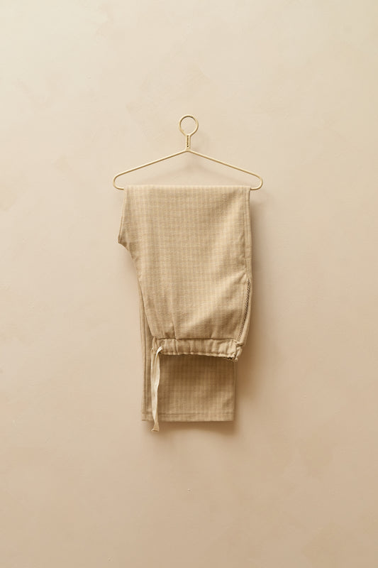 Brushed Check Pantaloni