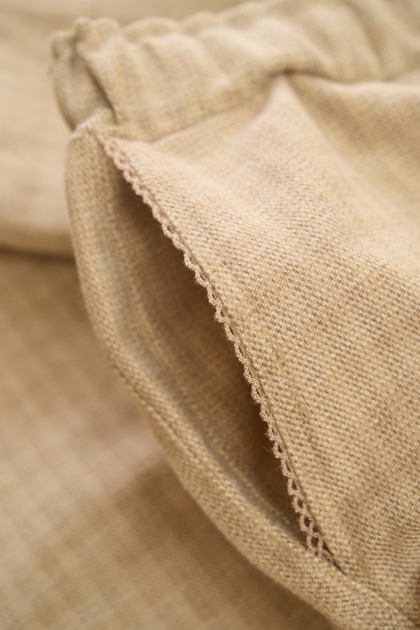 Brushed Check Pantaloni