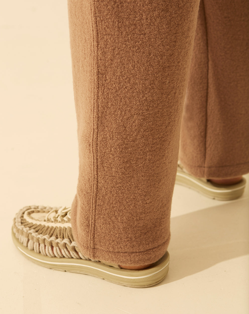 mare brown trousers