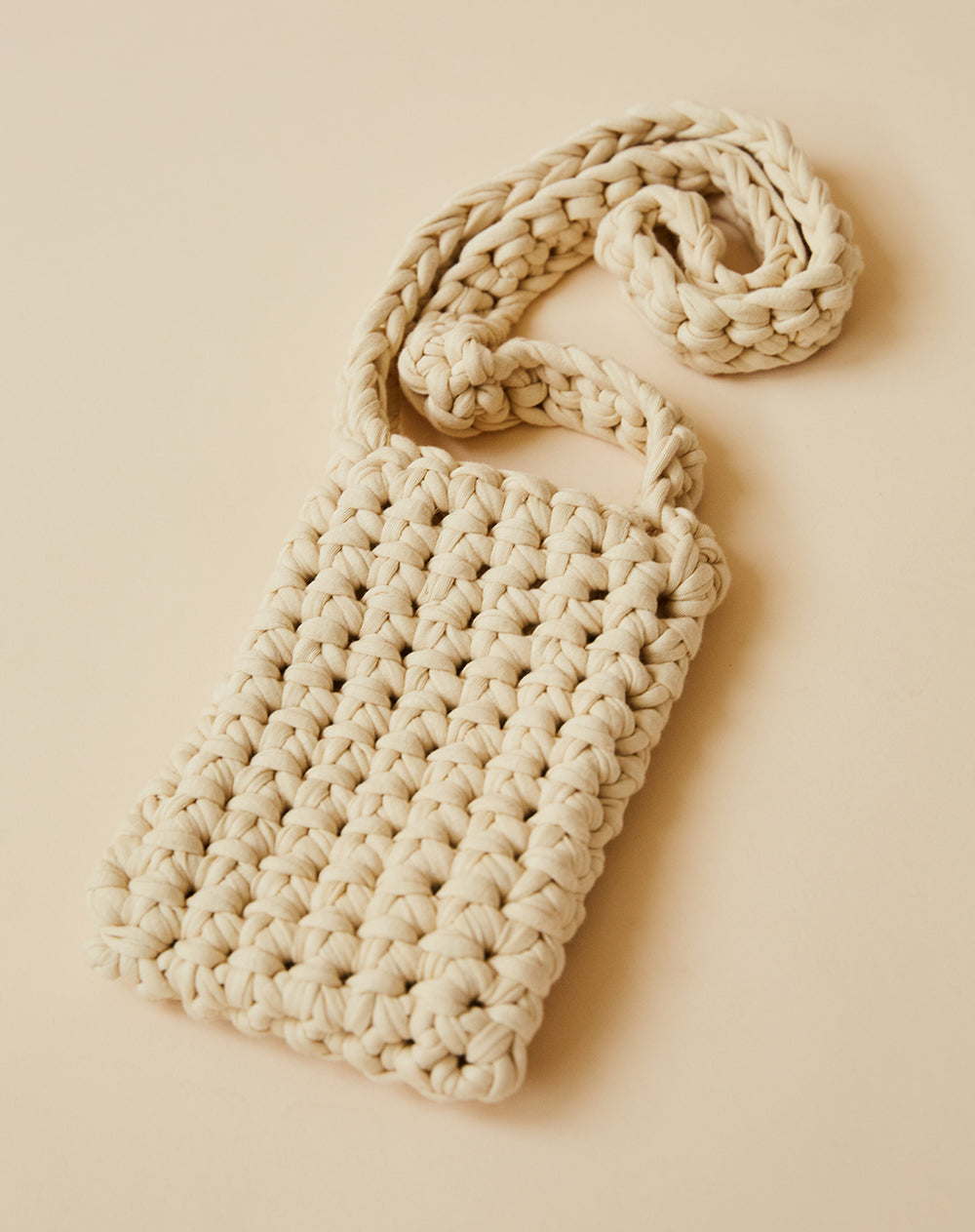 vaniglia gelato crochet bag